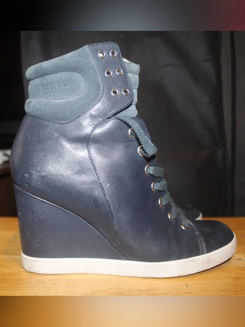 See By Chloe used leather